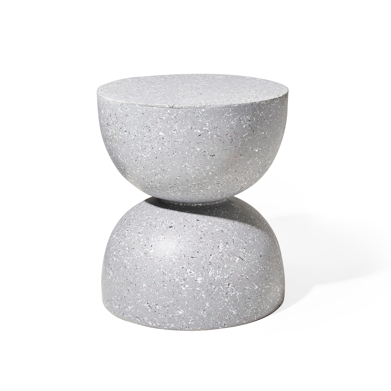 Glitzhome® 18" Multi-Functional Terrazzo Garden Stool